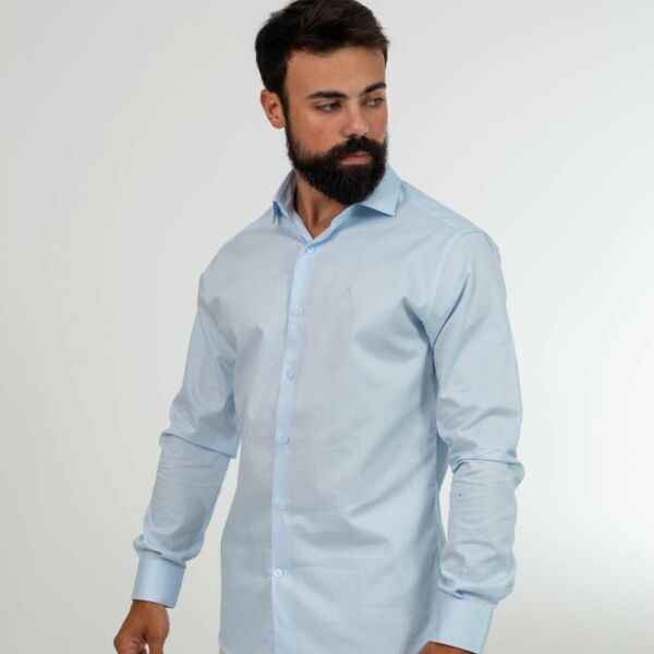 Camisa Social M/L Dobby F60 128624