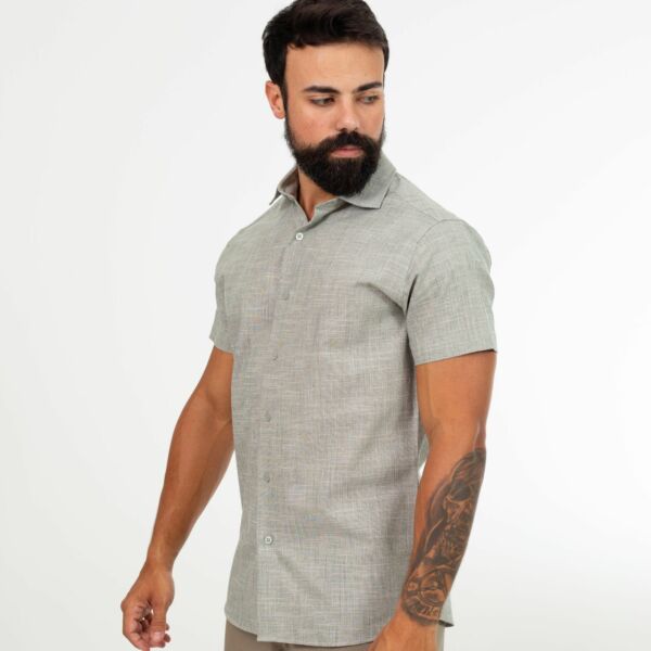 Camisa Social Sport M/C Slim Fit 128737
