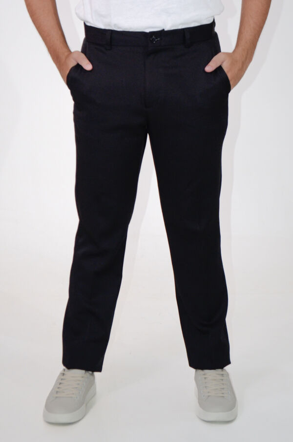 Calça Social Gabardine Com Elastano
